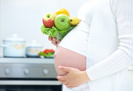 תזונה טבעונית בזמן ההריון